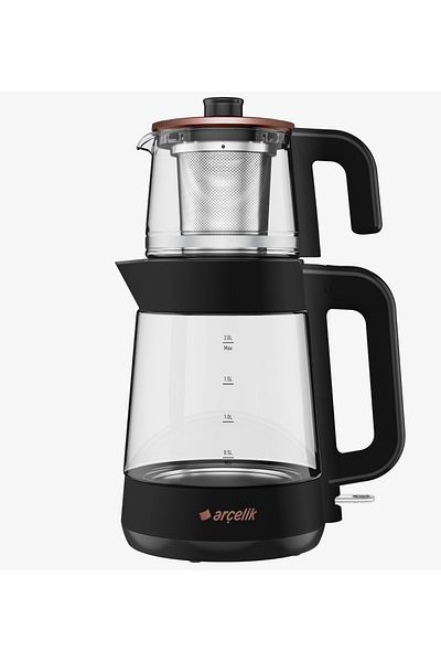 Arçelik Resi̇tal Led Lighted Glass Kettle Tea Maker Water Heater