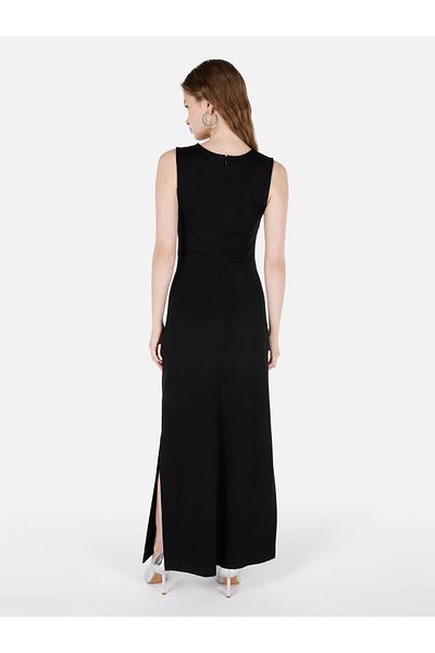 Colin's Slim Fit Women's Black Short Sleeve Dress
