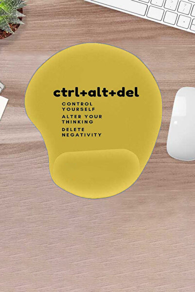 KARMAT Damla, Control Your Self, Ctrl Alt Del, cu imprimeu Mousepad, Mouspad ...