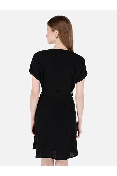 Colin's Women's Black Dress with Regular Fit
