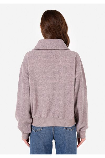 Colin's Regular Fit Zippered Women's Pink Sweatshirt