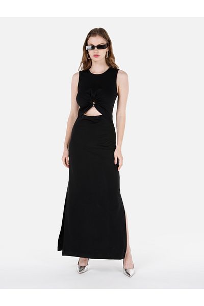 Colin's Slim Fit Women's Black Short Sleeve Dress