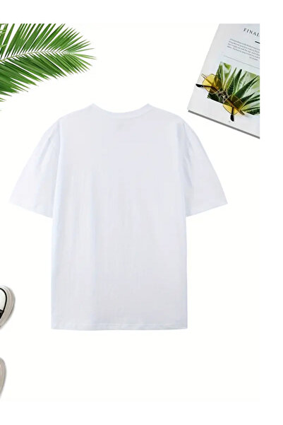 EXPECTED Unisex Κομψό βαμβακερό μπλουζάκι Oversize 2 τεμαχίων Lover Couple Friend Combination