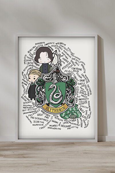 FGHGF Slytherin Seri 002 Harry Potter Çerçevesiz Poster & Duvar Tablosu