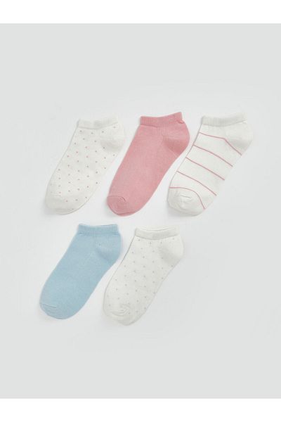 LC Waikiki Дамски чорапи с ботуши с шарки, 5 броя, нов сезон - S5CM94Z8