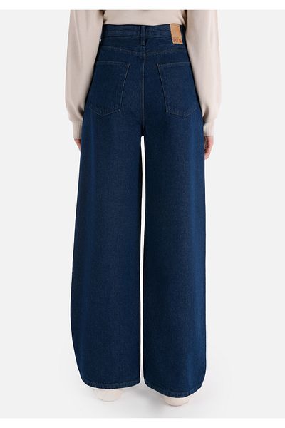 Colin's 985 Lari Regular Fit High Waist Wide Leg Women's Blue Jean Trousers