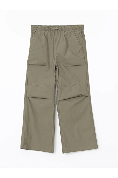 LC Waikiki Παιδικό παντελόνι LCW Παιδικό Χακί με ελαστική μέση