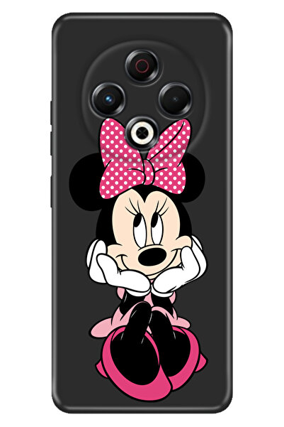 TECNO Spark 30 KL6 Kılıf Byy-78 Kamera Koruma Silikon Baskılı Minnie Karakter