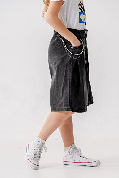 GİYİCEM TEKSTİL Kız Çocuk Pileli Şort 2864