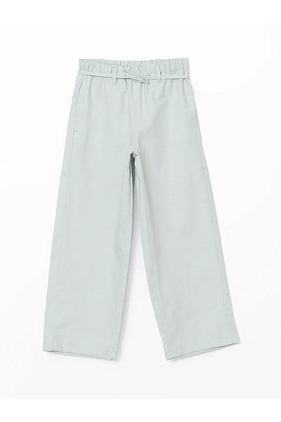 LC Waikiki Lcw Eco Green Elastic Waist Girl's Trousers