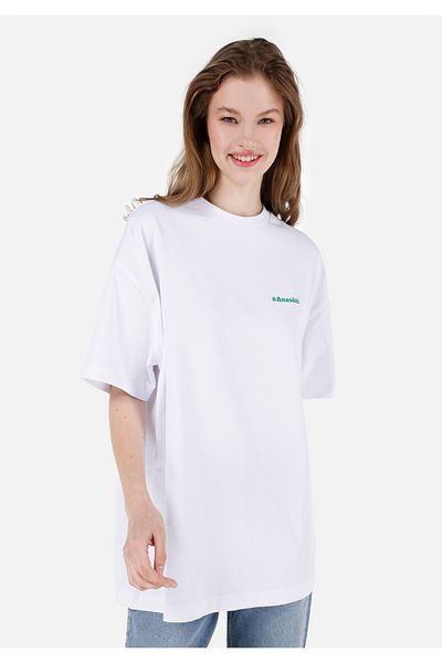 Colin's Tricou alb unisex cu slogan Lilseb