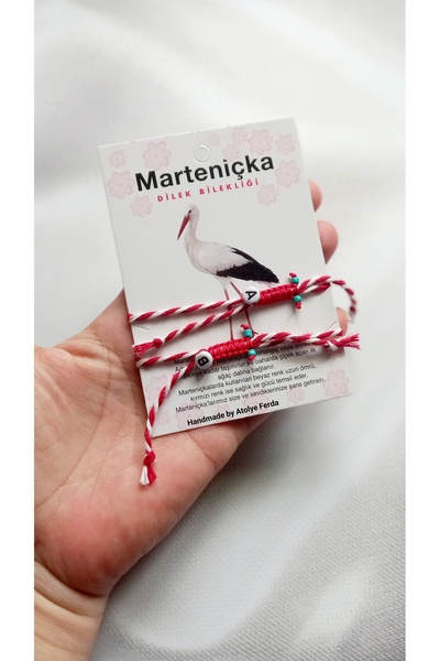 Atolye Ferda Çiftler İçin Kişiselleştirilebilir Harf Figürlü Marteniçka Dilek...