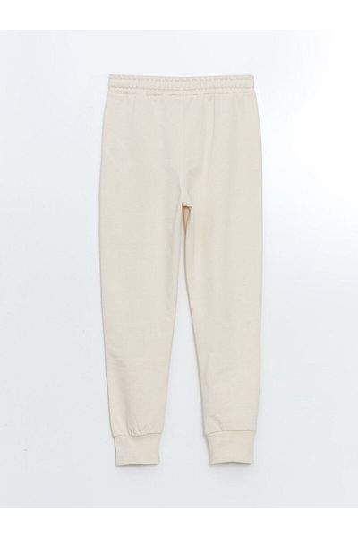 LC Waikiki Light Beige Elastic Waist Boys Jogger Sweatpants