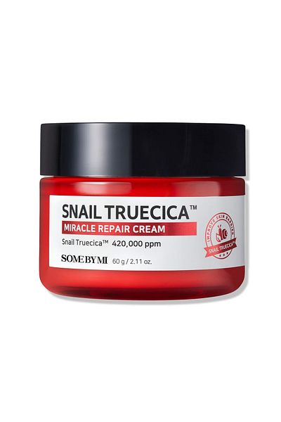Some By Mi Snail Truecica Miracle Repair Cream - 60ml - Snail Mucin for Sensitive Skin - Korean Skincare
