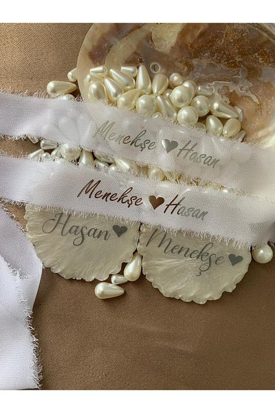 İsabella Accessories Silk Promise Engagement Ribbon Ring Riser Set of 2