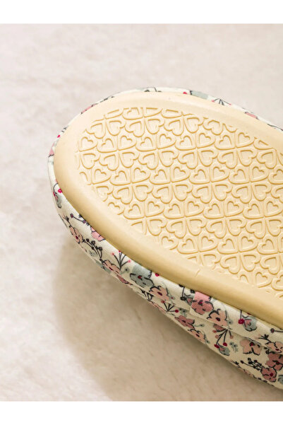 LC Waikiki Lcw Home Mixed Flower Patterned Women's House Slippers t t