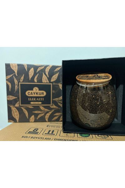 Çaykur Subsidiary Tea with Chubby Glass Jar 500 Gr