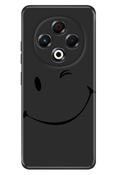 TECNO Spark 30 KL6 Kılıf Kamera Koruma Silikon Baskılı Smile