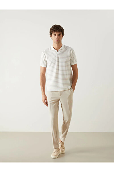 LC Waikiki Southblue Beige Standard Fit Men's Trousers