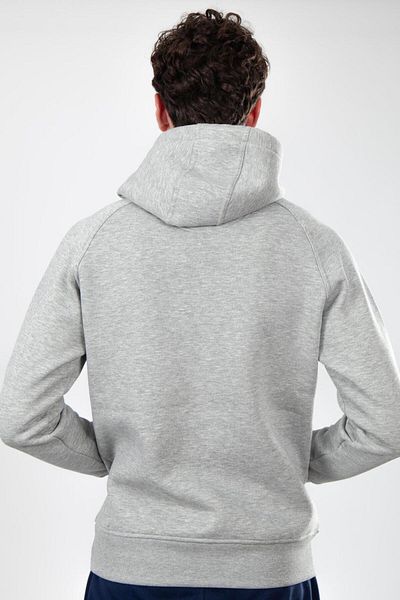 Coredra Ανδρικό φούτερ με κουκούλα Stockholm Regular Fit - Γκρι