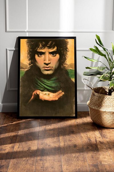 Saturn The Lord of the Rings Framed Painting - Frodo Baggins Poster Painting