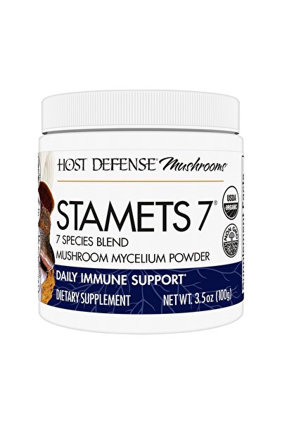 Host Defense مسحوق الفطر 7 من ستاميتس - مزيج من 7 أنواع لدعم المناعة - 3.5 أو...