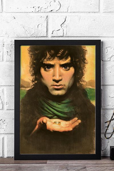 Saturn The Lord of the Rings Framed Painting - Frodo Baggins Poster Painting