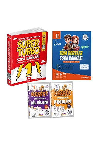 MODEL EĞİTİM YAYINCILIK 1. Sınıf Süper Turbo Soru Bankası Tudem Soru Bankası Dil Bilgisi Ve Problemler