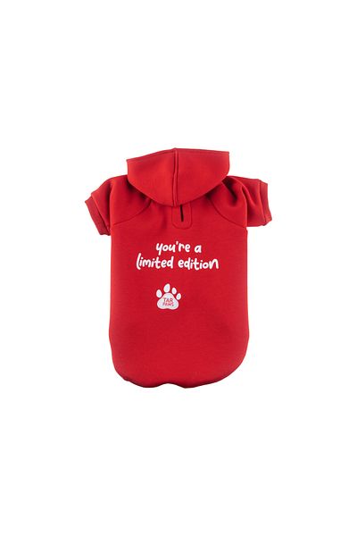 JesPawty Red Hooded Dog Outfit