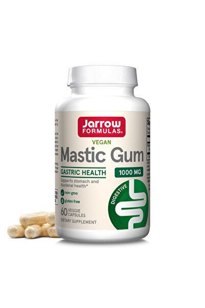 Jarrow Formulas Mastic Gum 1000 mg for Gastrointestinal Health, 60 Veggie Cap...