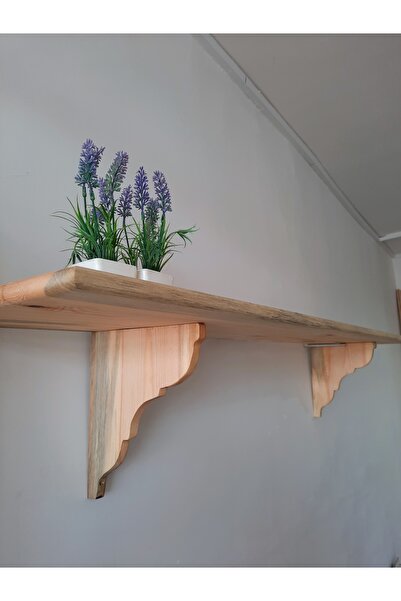 handwood Ahşap Eskitme Duvar Rafı