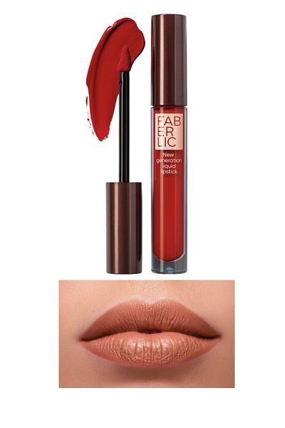 Faberlic Glam Team Matte Liquid Lipstick Stay.true - Sand Nude 40872