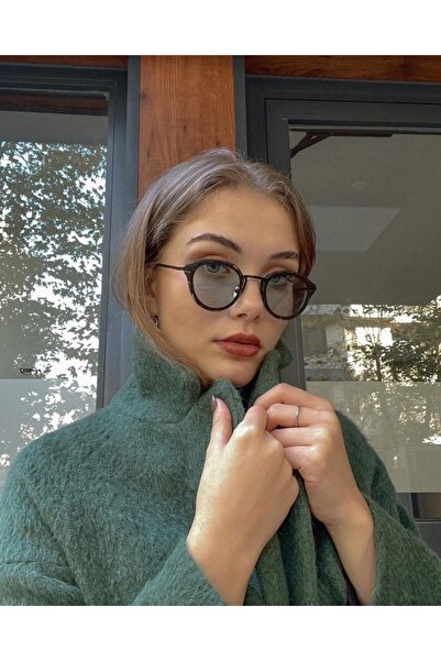 LOOKUP NEW للجنسين النساء الرجال Uv400 حماية الأخضر ليوبارد البيضاوي جولة الم...