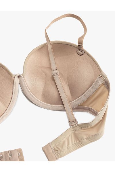 Koton Extra Padded Supported Bra with Detachable Straps