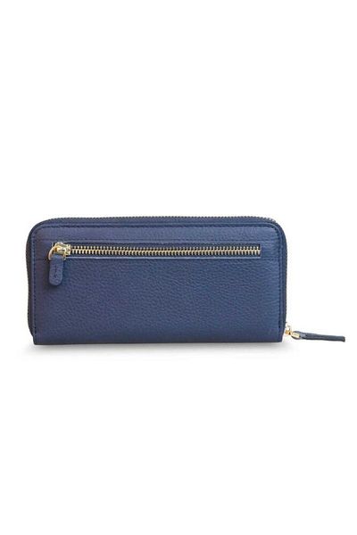 GUARD Navy Blue Genuine Leather Women's Wallet P1263