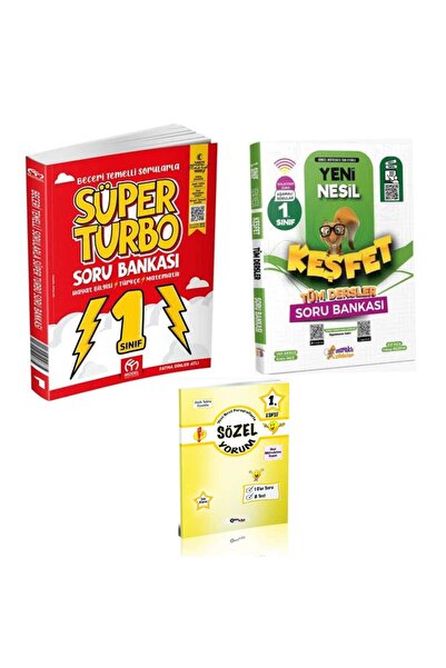 MODEL EĞİTİM YAYINCILIK 1. Sınıf Süper Turbo Soru Bankası + Keşfet Soru Bankası