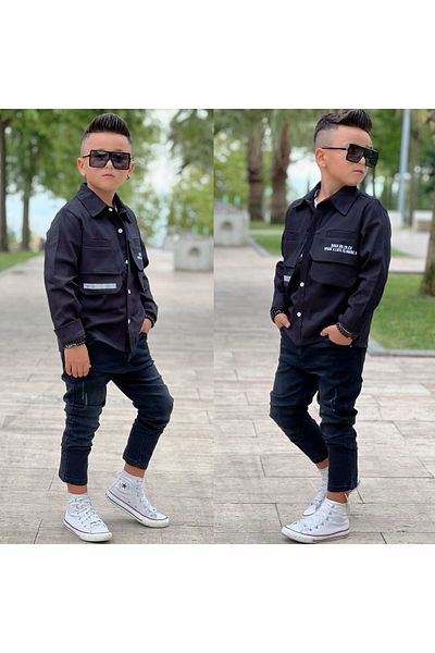 MUMİKİDS Set de 3 piese jachetă și pantaloni pentru băiat