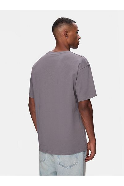 Ltb Μπλουζάκι με κοντό μανίκι Crew Neck Relaxed Grey