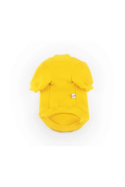 JesPawty Yellow Sweatshirt Dog Outfit
