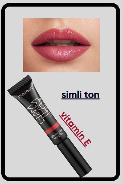 Faberlic Glam Team Lip Glaze LIP CHARM - Vibrant Red/40524