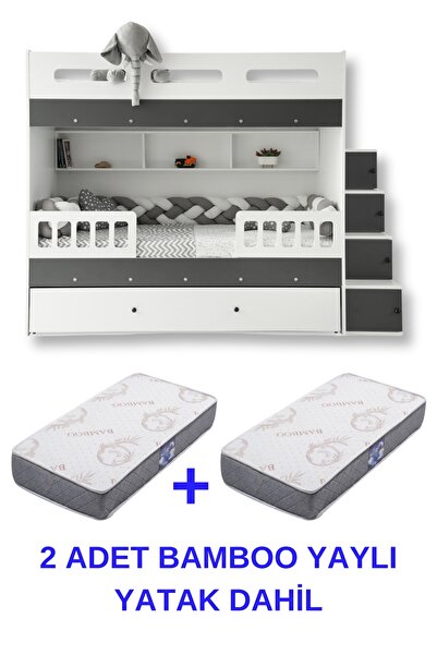 miracool Berlin Ranza / 2adet Bambo Yaylı Yatak Dahil