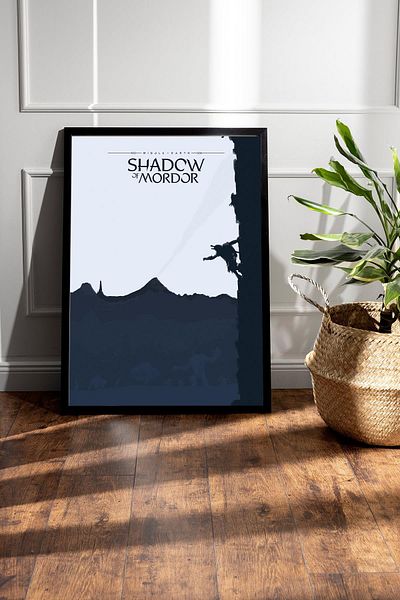 Saturn The Lord of the Rings Mordor Framed Painting - Movie Poster Painting