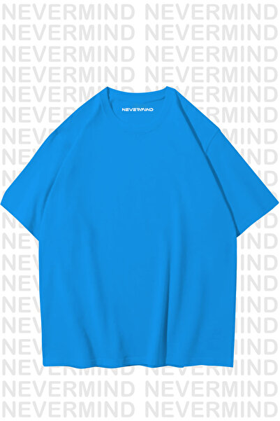 NEVERMIND Μπλουζάκι Unisex Burning Peace με τύπωμα 100% βαμβάκι oversized