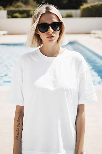 ModaSphere BASKISIZ SADE BİSİKLET YAKA KISA KOLLU UNISEX TİŞÖRT