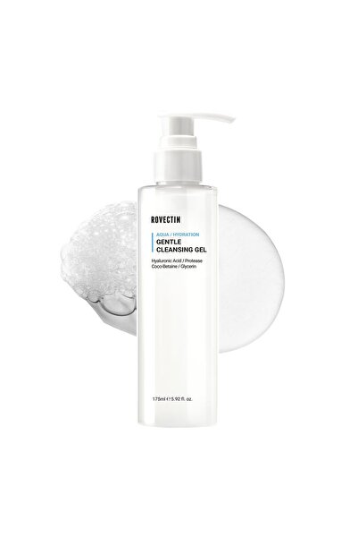 Rovectin جل التنظيف المائي: غسول مرطب للوجه متوازن الحموضة للبشرة الحساسة، نباتي (5.9 أونصة)