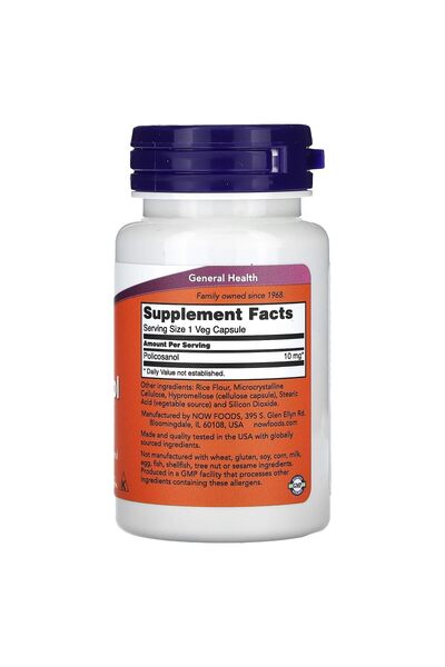Now Foods Policosanol 10Mg, 90 CT