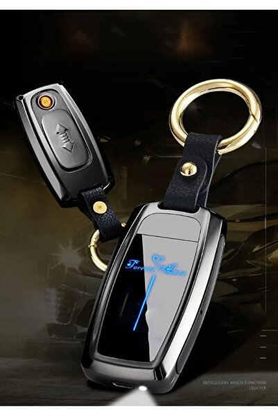 Techmarketi Kişiye özel led ekranlı lüks çakmak anahtarlık