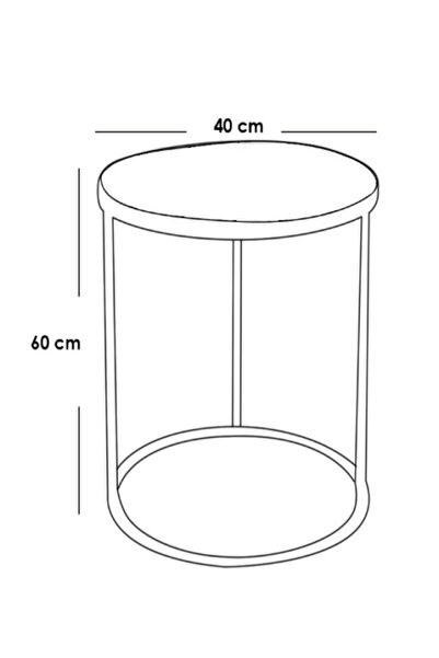 Generic 2 Piece Round Coffee Table Set