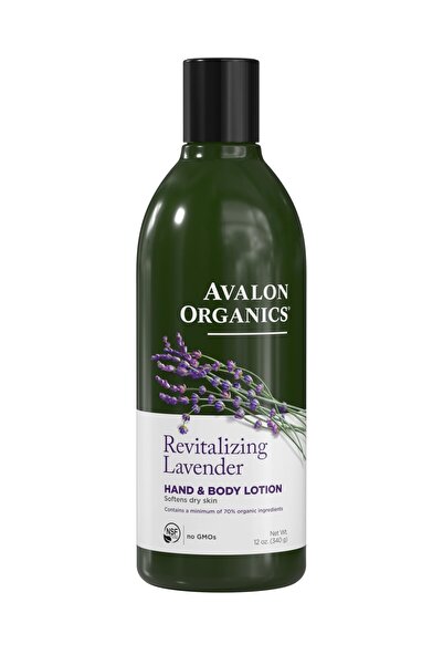 Avalon Organics لوشن اليدين والجسم برائحة اللافندر المغذي، 12 أونصة