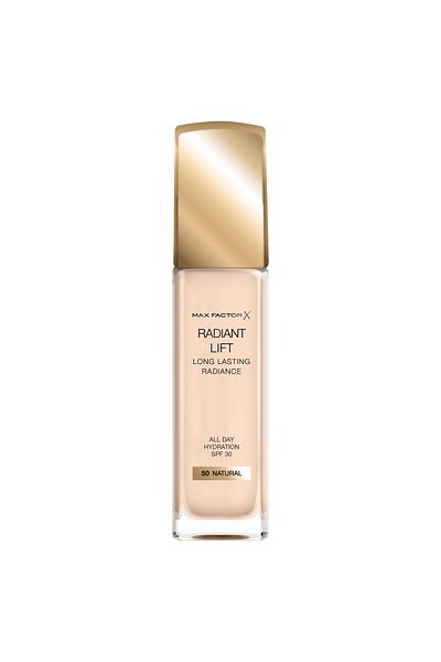 Max Factor Radiant Lift Liquid Pump Foundation SPF30 with Hyaluronic Acid, 055 Golden Natural, 30ml